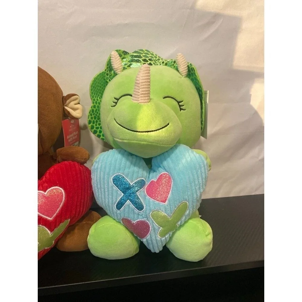 Bundle of 2 LOVE Plush - Monkey &‎ Dinosaur